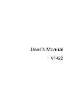 Предварительный просмотр 1 страницы Videocon V1422 User Manual