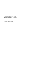 Videocon v1602 User Manual preview