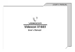 Videocon V1603 User Manual preview