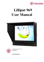 Preview for 1 page of Videodata Lilliput 969 User Manual