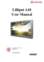 Предварительный просмотр 1 страницы Videodata Lilliput A10 User Manual