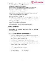 Предварительный просмотр 6 страницы Videodata Lilliput A10 User Manual
