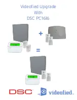 Preview for 1 page of Videofied DSC PC1616 Series Upgrade