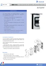 Videofied OMV-VX Install Sheet предпросмотр