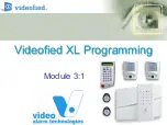 Preview for 1 page of Videofied XL 3.1 Hand Programming Manual