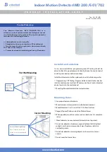 Videofield IMD 200 Product Installation Sheet preview