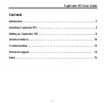 VideoLogic Captivator PCI User Manual предпросмотр