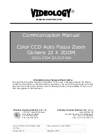 Videology 20/21Z404 Communications Manual предпросмотр