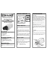 Videology 20B709W Operation Manual предпросмотр