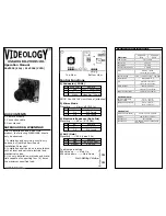 Videology 20VC335 EIA Operation Manual preview