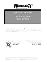 Videology 20Z704 USB Application Note предпросмотр