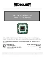 Videology 24RS2.0XW-EXSDI Instruction Manual preview