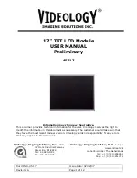 Предварительный просмотр 1 страницы Videology 45S17 User Manual