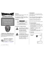 Videology D4T7L3.6IR Series Instruction Manual предпросмотр