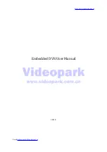 Предварительный просмотр 1 страницы Videopark C PRO Series User Manual