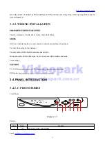 Preview for 8 page of Videopark C PRO Series User Manual