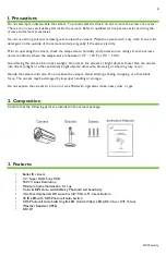 Preview for 2 page of VideoPlus TVC-IRN3130 Operating, Installation And Service Manual