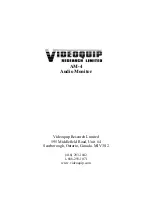 Preview for 1 page of Videoquip AM-4 User Manual