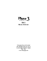 Videoquip Phase 3 SD-2 Manual предпросмотр