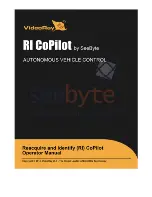 Предварительный просмотр 1 страницы VideoRay SeeByte Reacquire and Identify CoPilot Operator'S Manual