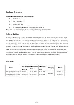 Предварительный просмотр 2 страницы Videosec 16FE(PoE)+2GE+2G SFP User Manual