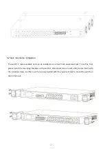 Предварительный просмотр 7 страницы Videosec 16FE(PoE)+2GE+2G SFP User Manual