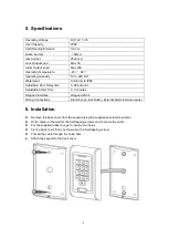 Preview for 4 page of Videosec AC-MF1W User Manual