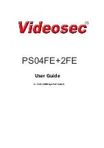 Предварительный просмотр 1 страницы Videosec PS04FE+2FE User Manual