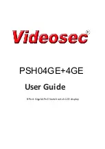 Предварительный просмотр 1 страницы Videosec PSH04GE+4GE User Manual