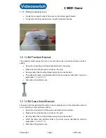 Preview for 7 page of Videoswitch CMOR D4 User Manual