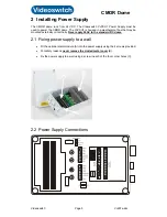 Preview for 9 page of Videoswitch CMOR D4 User Manual