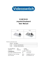 Preview for 1 page of Videoswitch Vi-K2 User Manual