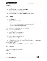 Preview for 63 page of Videoswitch Vi-K2 User Manual