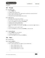 Preview for 68 page of Videoswitch Vi-K2 User Manual