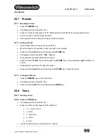 Preview for 101 page of Videoswitch Vi-K2 User Manual