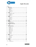 Preview for 3 page of Videoswitch Vi200 User Manual