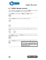 Preview for 20 page of Videoswitch Vi200 User Manual