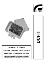 Предварительный просмотр 1 страницы Videotec DCFIT Operating Instructions Manual