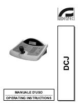 Videotec DCJ Operating Instructions Manual preview