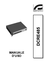 Preview for 3 page of Videotec DCRE485 Operating Instructions Manual