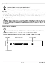 Preview for 19 page of Videotec DCRE485 Operating Instructions Manual