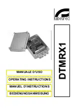 Videotec DTMRX1 Operating Instructions Manual preview