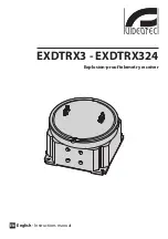 Preview for 3 page of Videotec EXDTRX3 Instruction Manual