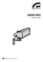 Preview for 27 page of Videotec GEKO IRH Instruction Manual