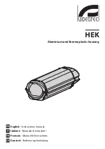 Предварительный просмотр 1 страницы Videotec HEK26 Instruction Manual