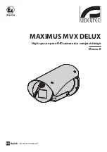 Preview for 3 page of Videotec MAXIMUS MVX DELUX Instruction Manual