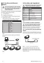 Preview for 44 page of Videotec MAXIMUS MVX DELUX Instruction Manual