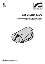 Preview for 39 page of Videotec MAXIMUS MVX Instruction Manual