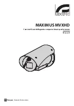 Preview for 27 page of Videotec MAXIMUS MVXHD Instruction Manual