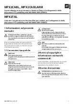 Preview for 11 page of Videotec MPX2CABL Instruction Manual